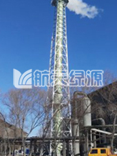 張家口礬山磷礦項目（口徑DN1500mm，高度45m玻璃鋼塔架式煙囪）